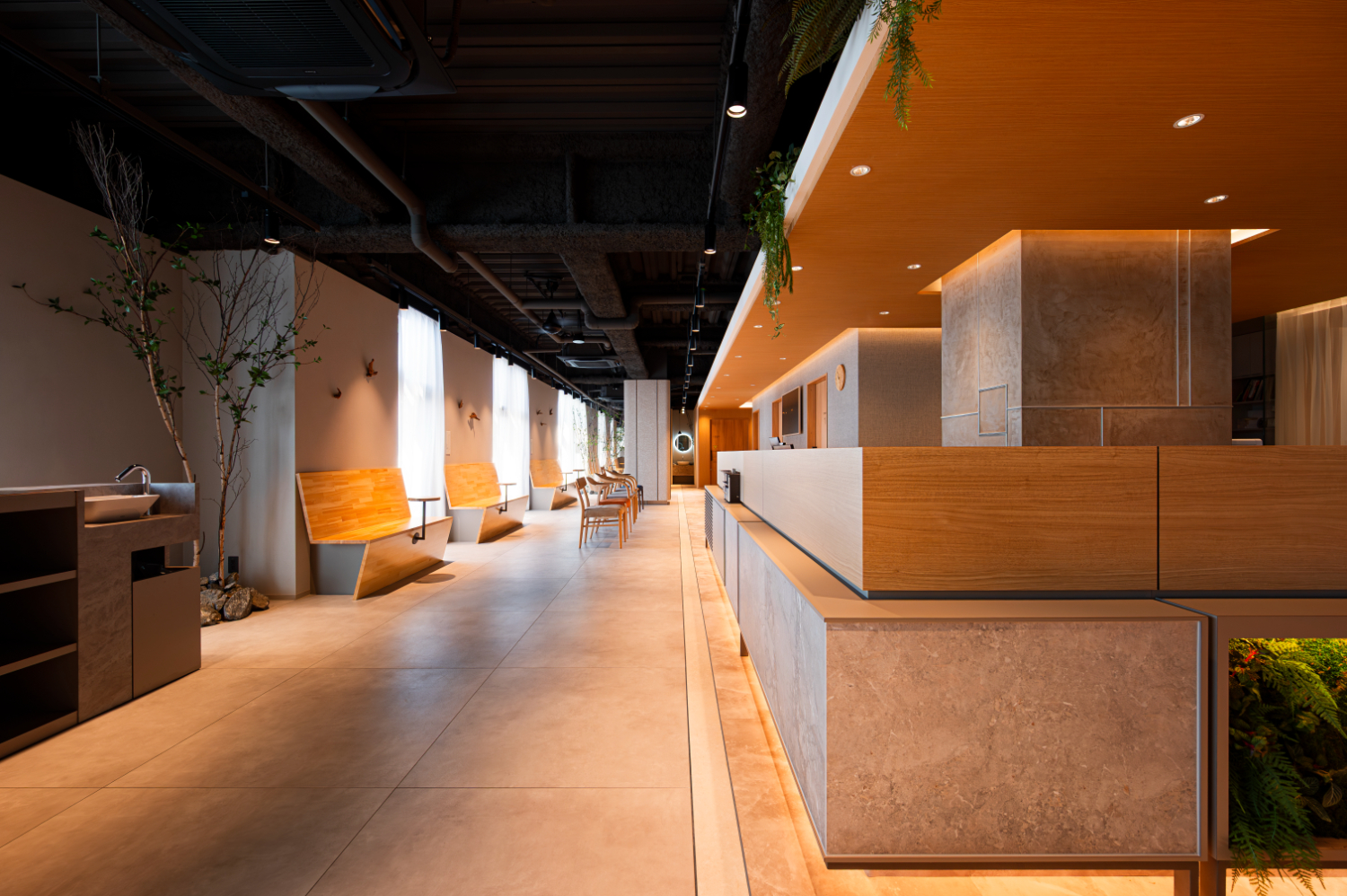 なかしま内科循環器・整形外科クリニック(西宮院)の待合